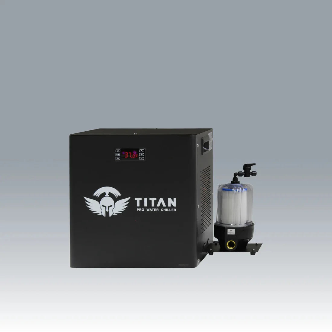 Titan Wellness® Universal Cold Plunge Chiller – Midnight Black