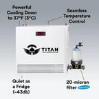 Titan Wellness® Universal Cold Plunge Chiller – Arctic White