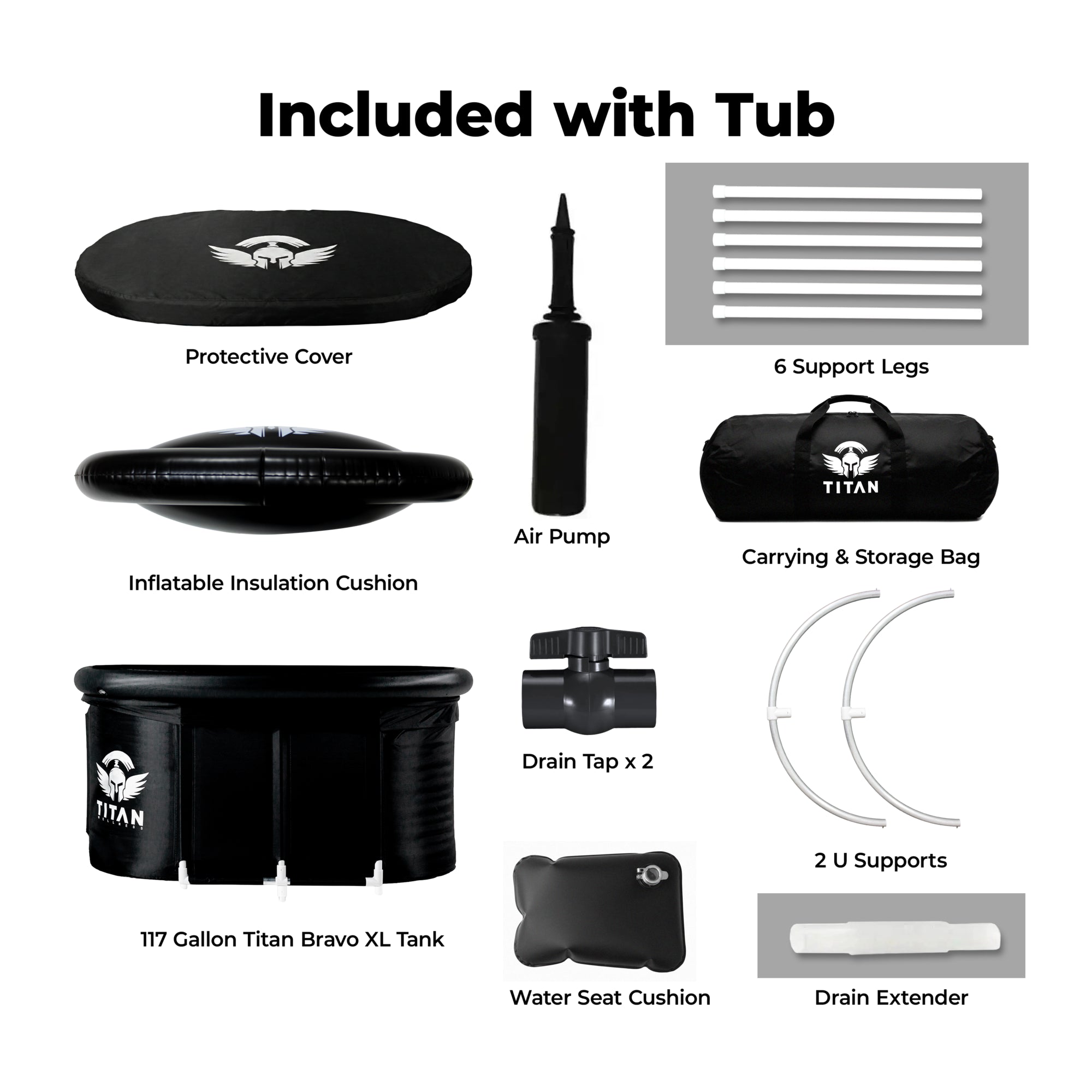 Titan Wellness Bravo XL Cold Plunge Tub