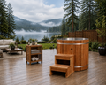 Dynamic Cold Therapy® Pacific Cedar Barrel Cold Plunge Tub