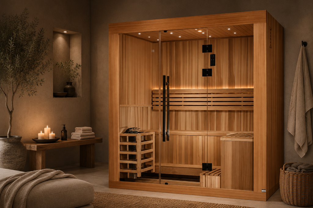 Golden Designs "Copenhagen" 4 Person Indoor Traditional Steam Sauna