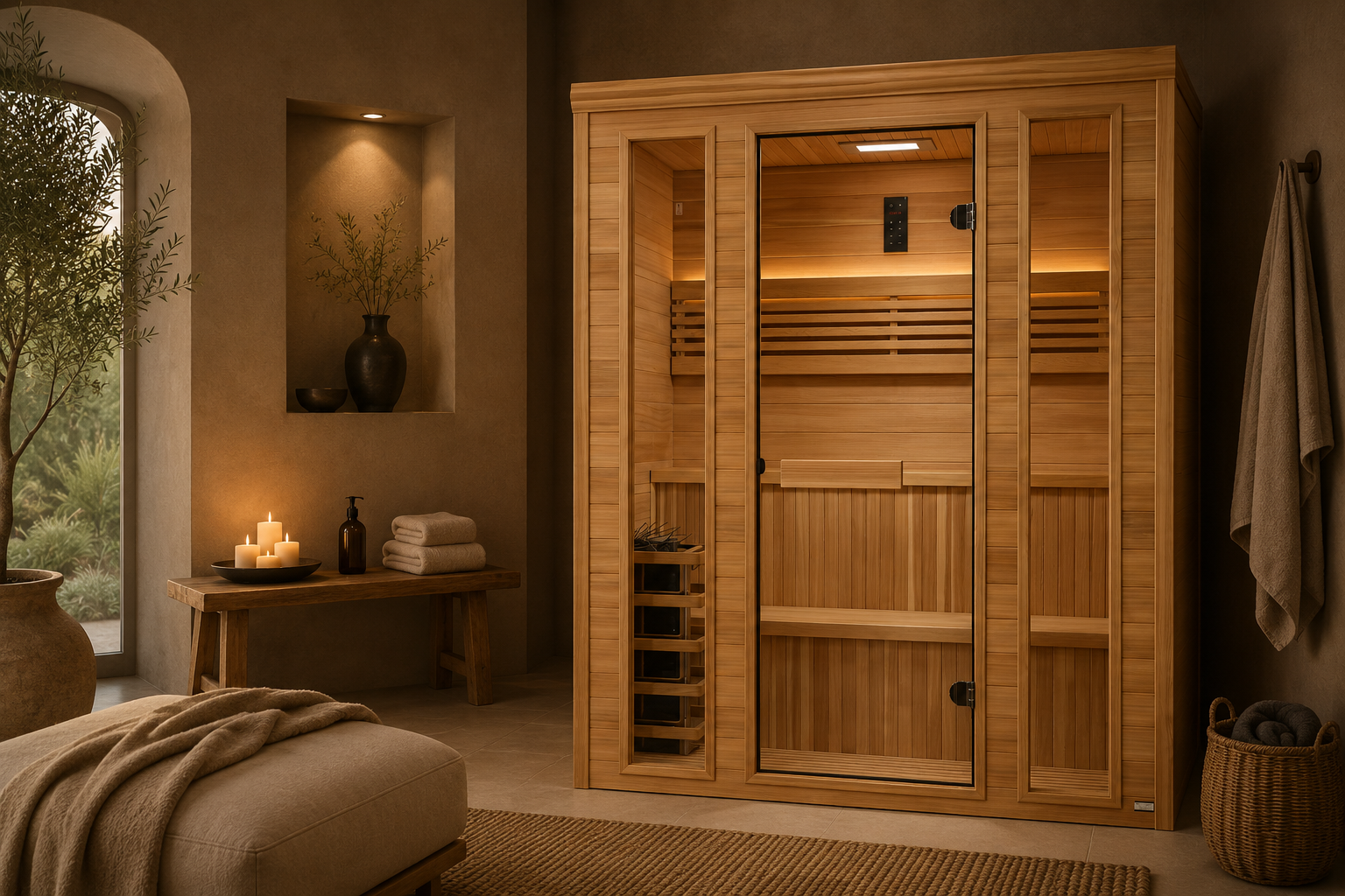 Golden Designs "Engelberg" 4-6 Person Indoor Traditional Steam Sauna