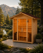 Golden Designs "Vorarlberg" 5 Person Outdoor Traditional Steam Sauna