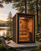 Golden Designs "Narvik" 2 Person Outdoor Traditional Steam Sauna