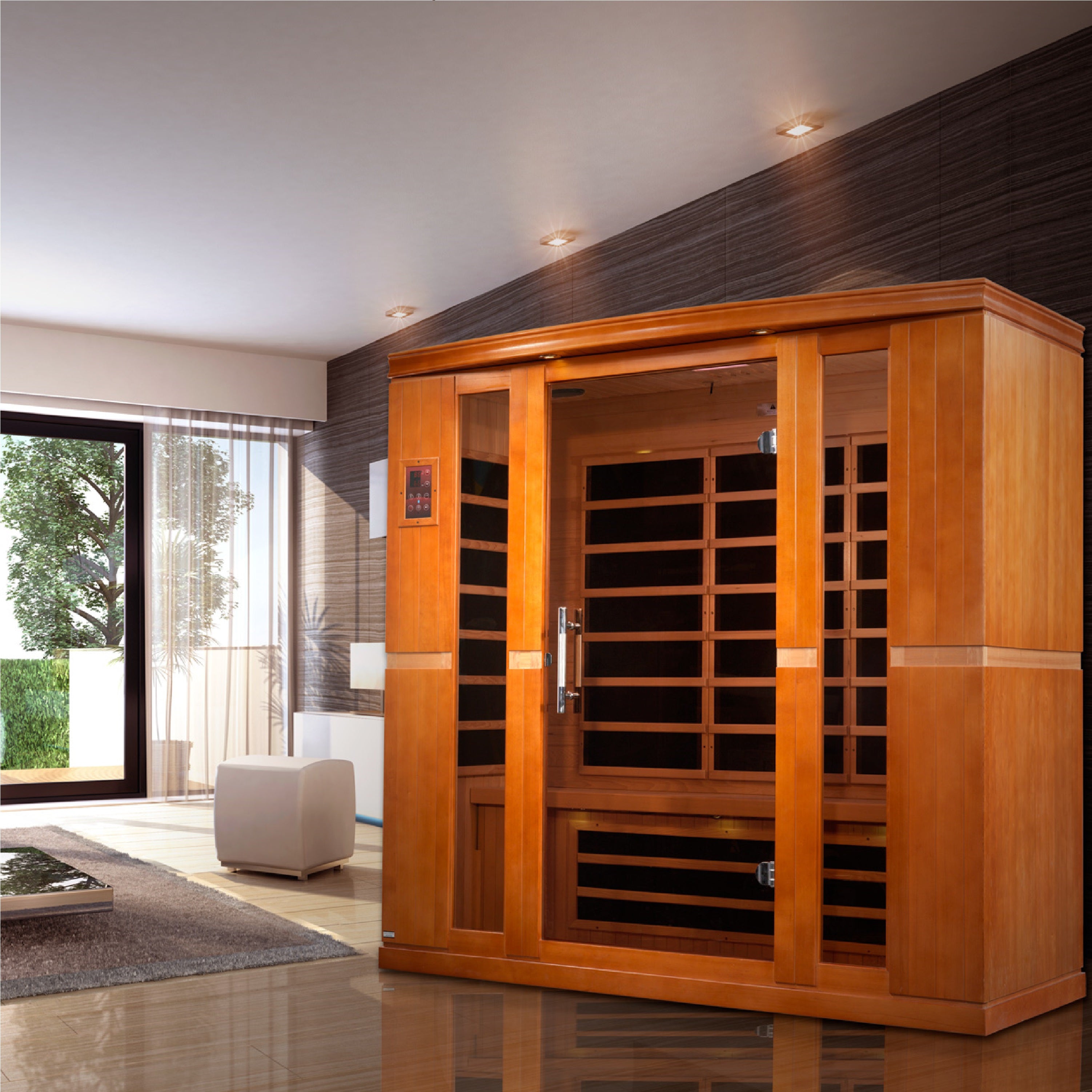 Dynamic "Bergamo" 4 Person Low EMF Far Infrared Sauna