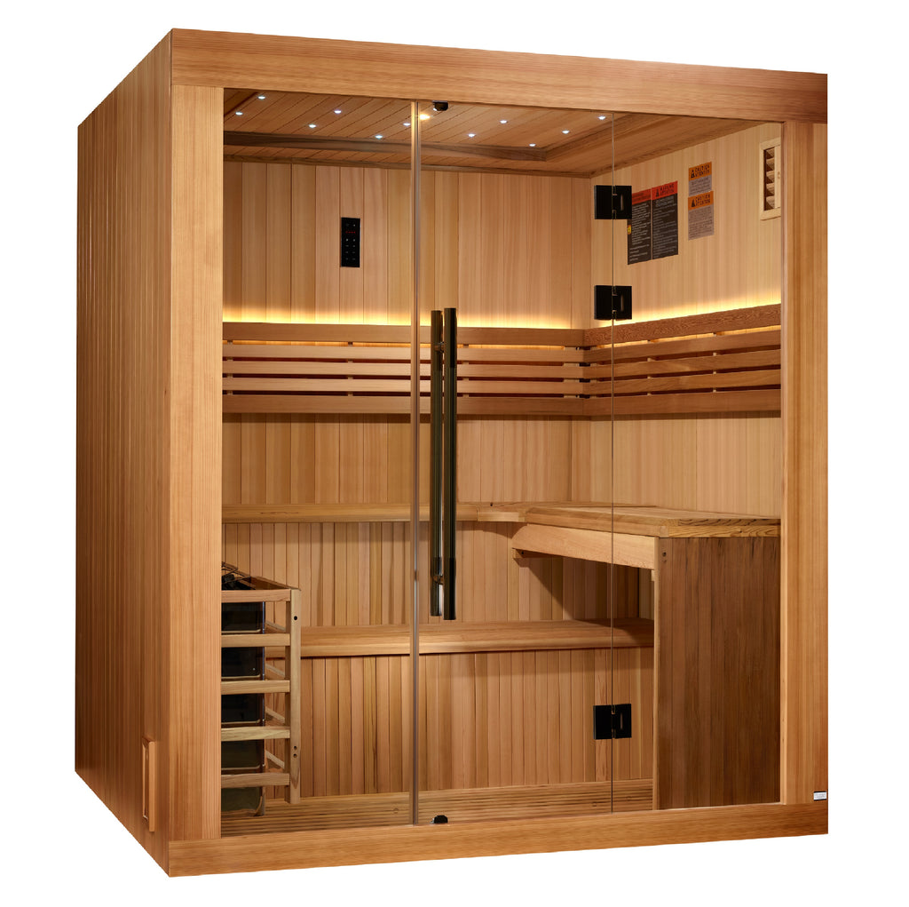 Golden Designs "Osla" 6 Person Indoor Traditional Steam Sauna