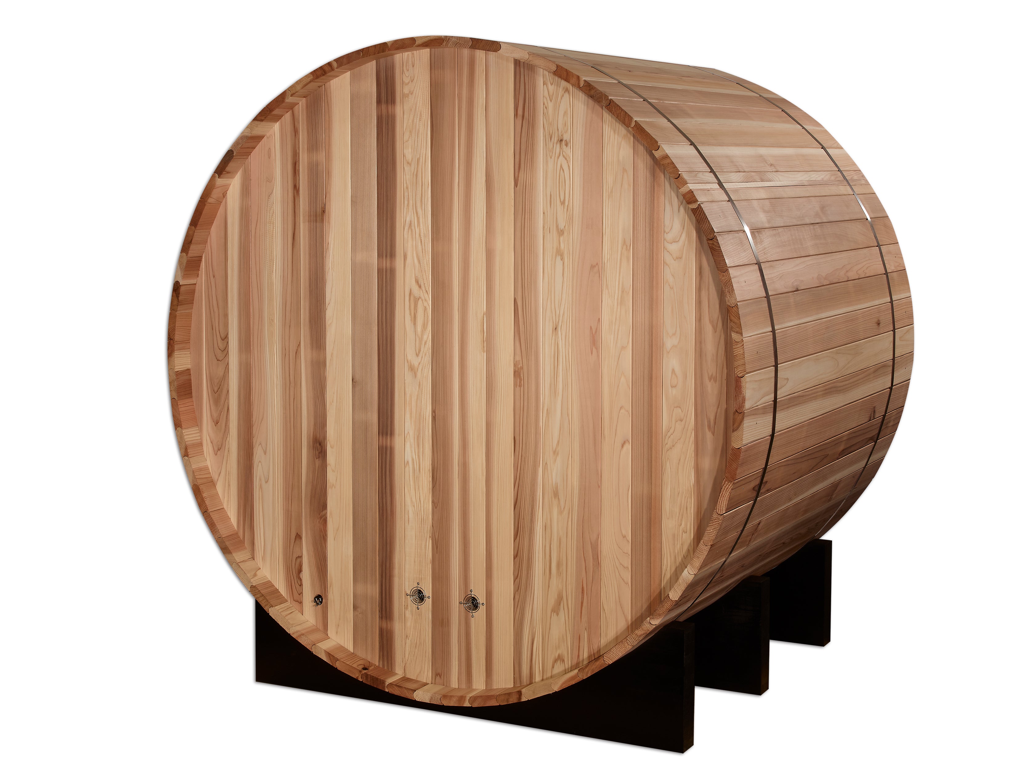 Golden Designs St. Moritz Barrel Sauna — Best for a compact outdoor sauna space
