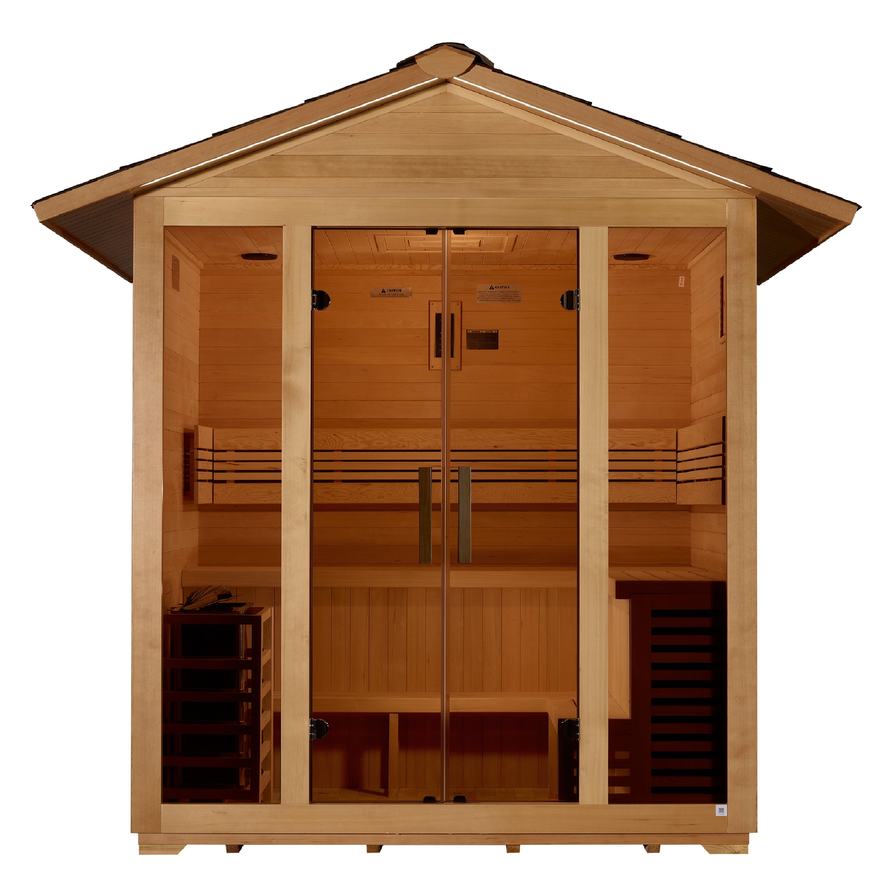 Golden Designs "Vorarlberg" 5 Person Outdoor Traditional Steam Sauna