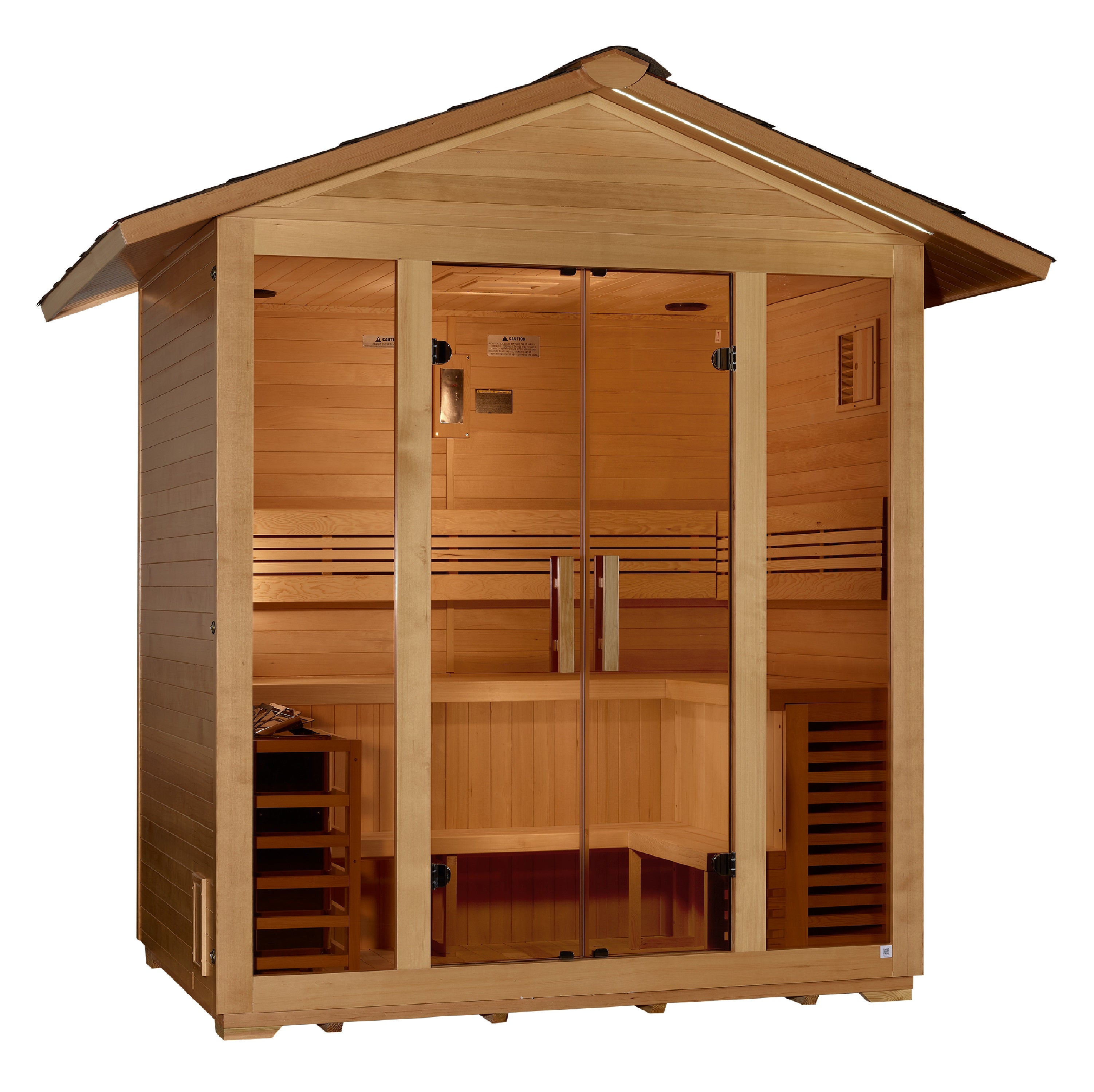 Golden Designs "Vorarlberg" 5 Person Outdoor Traditional Steam Sauna
