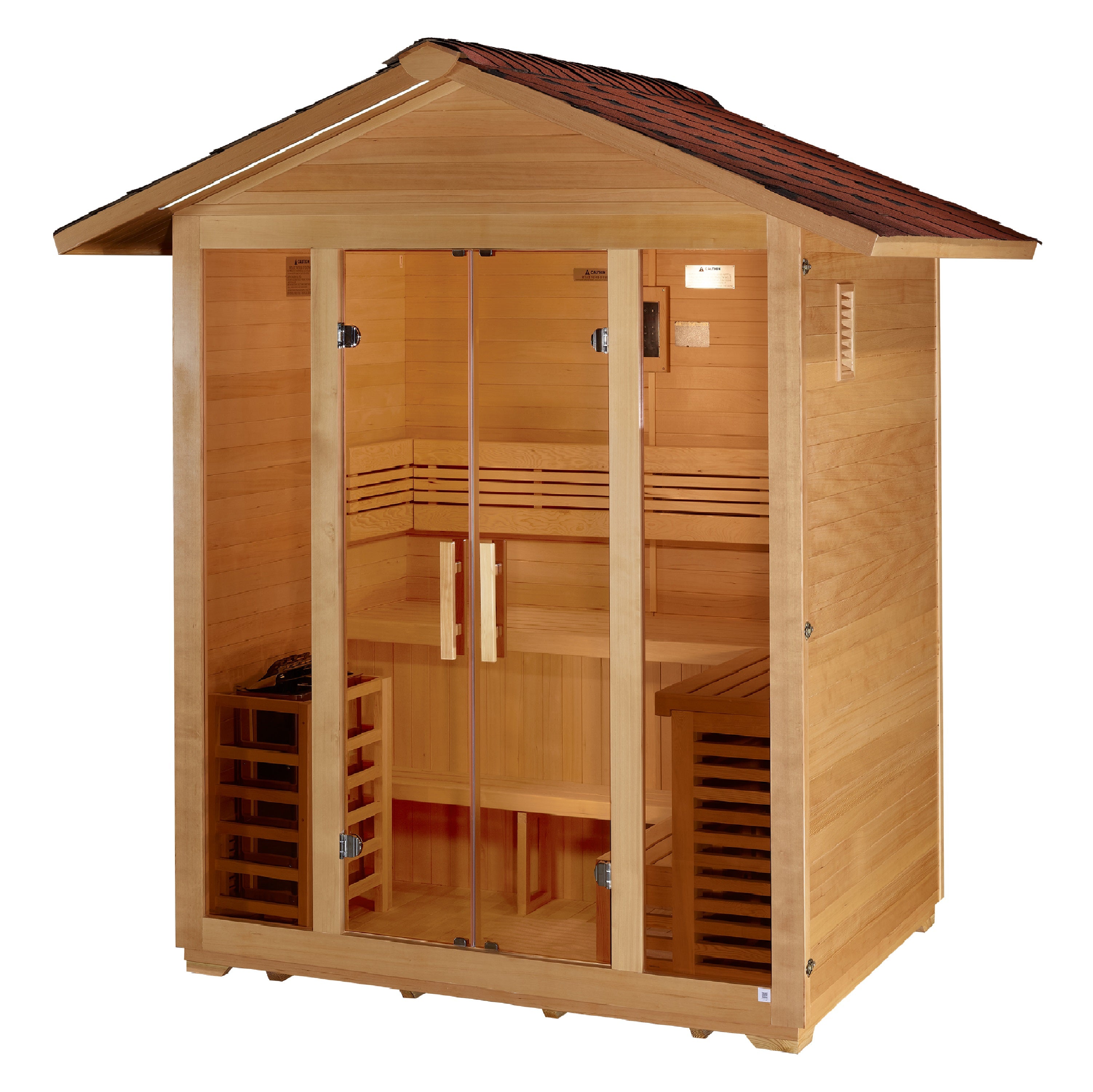 Golden Designs "Vorarlberg" 5 Person Outdoor Traditional Steam Sauna