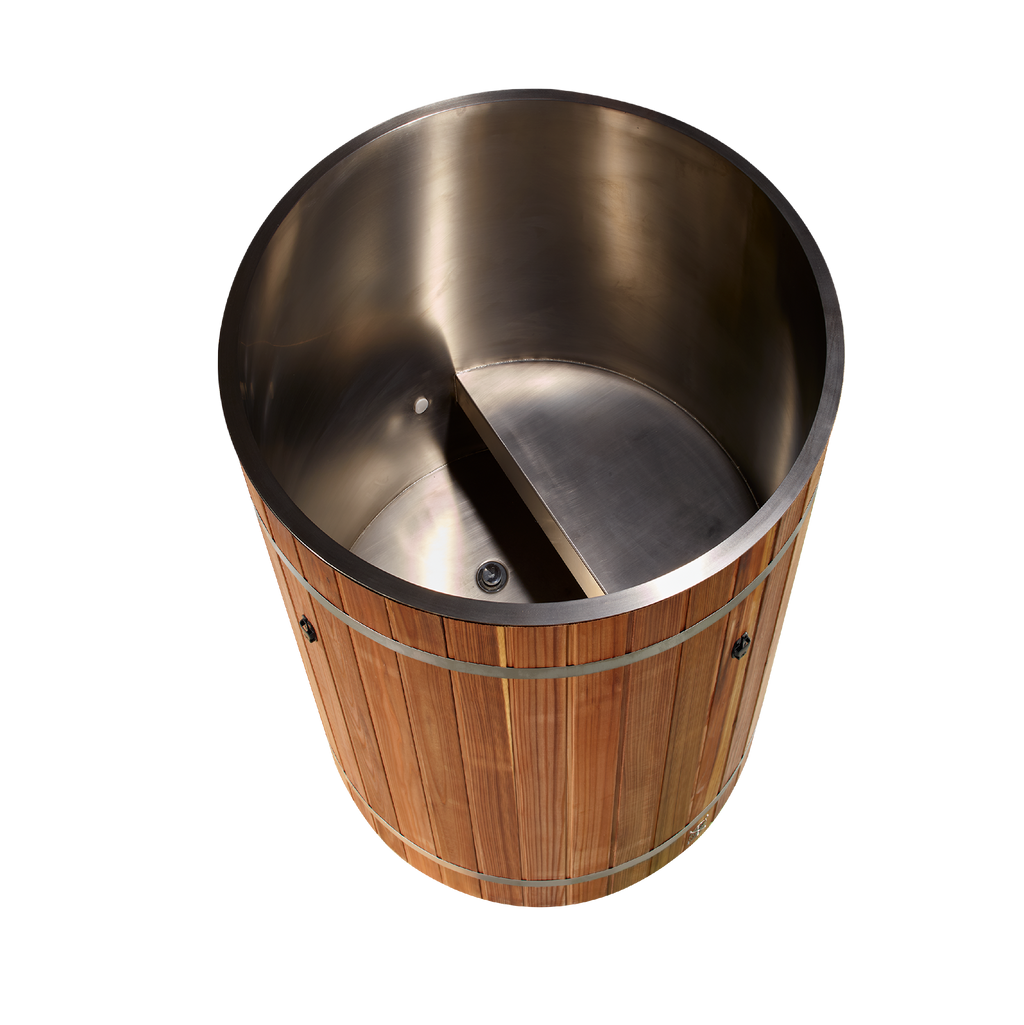 Dynamic Cold Therapy® Pacific Cedar Barrel Cold Plunge Tub