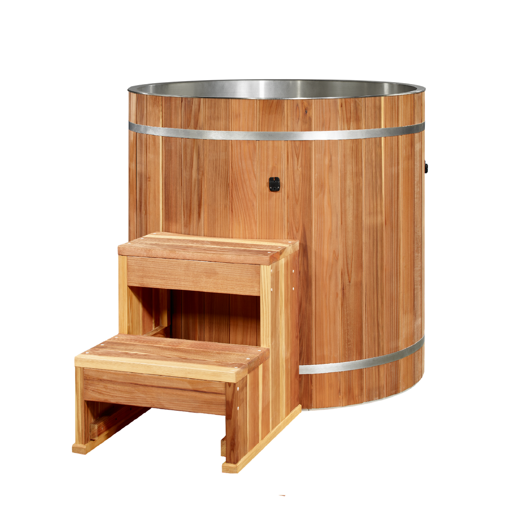 Dynamic Cold Therapy® Pacific Cedar Barrel Cold Plunge Tub