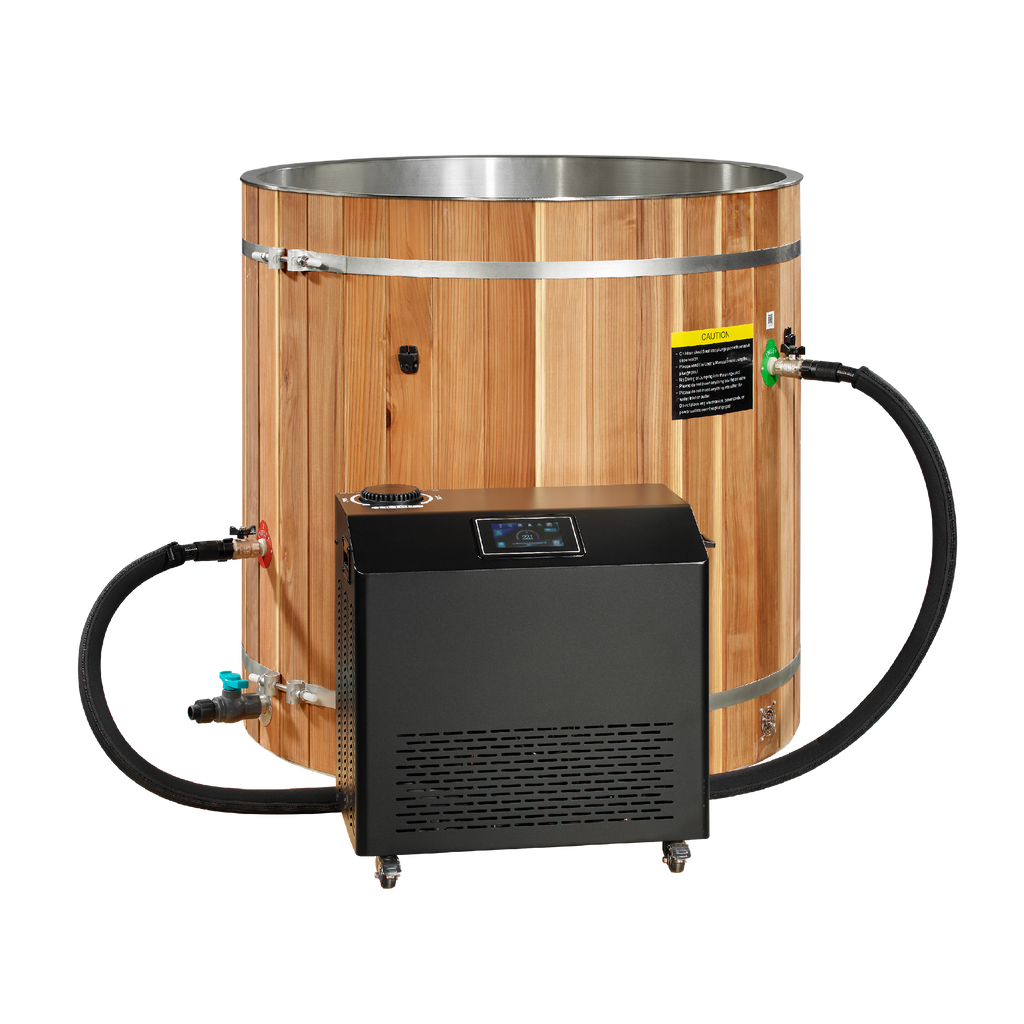Dynamic Cold Therapy® Pacific Cedar Barrel Cold Plunge Tub